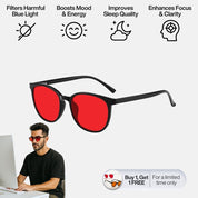 Red lens blue light glasses | Luceà