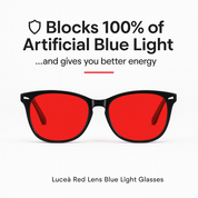 Red lens blue light glasses | Luceà